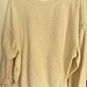 Aerie Crew Neck Sweatshirt with textured knit